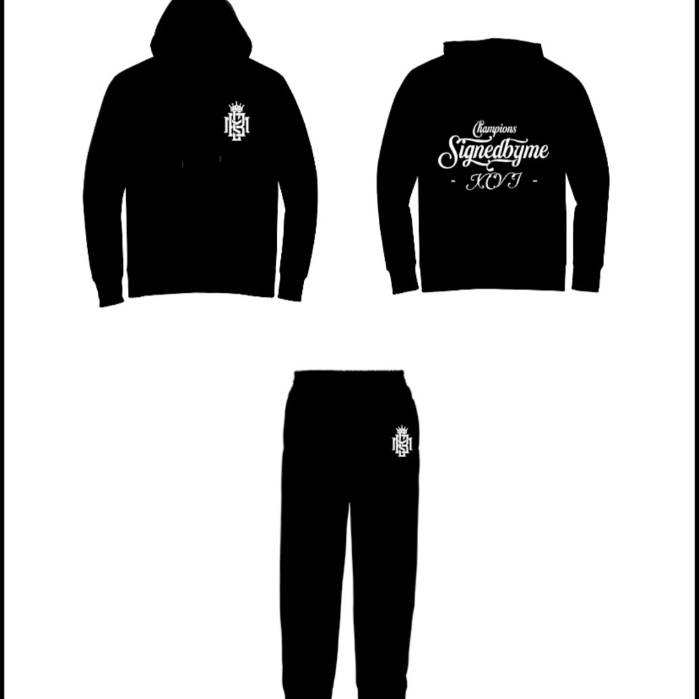 Personal brand high quality all Embrodiery sweatsuits. Sizes small, large & XL